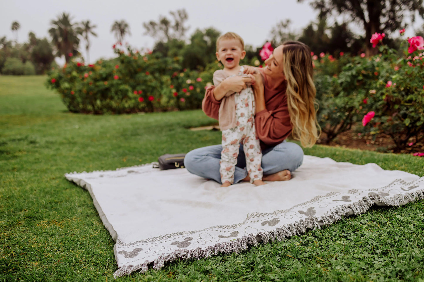 Mickey Mouse - Farmhouse Picnic Blanket