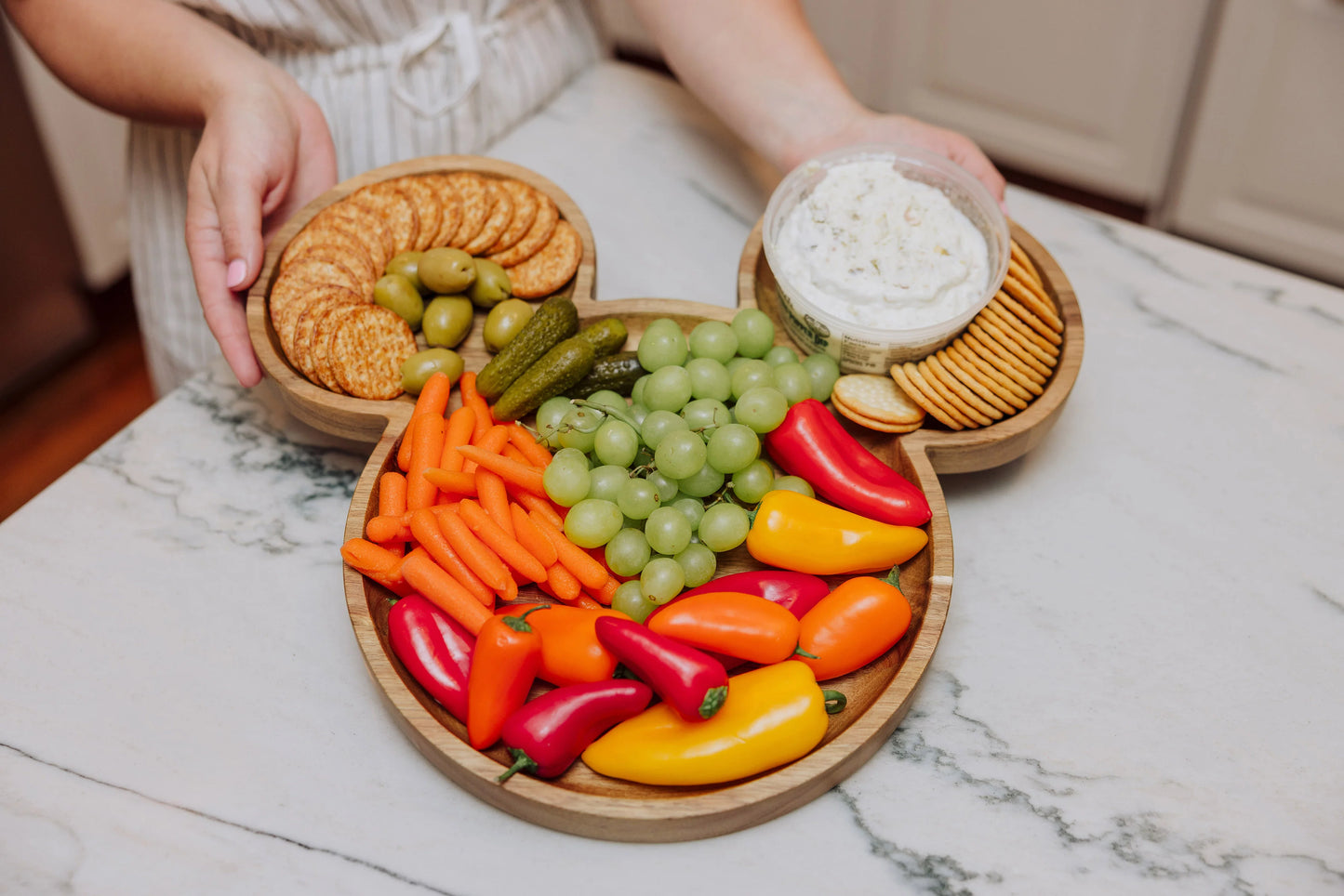 Mickey Mouse - Mickey Mouse 16" Acacia Serving Board by Picnic Time